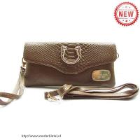 michael kors snake-reliëf klein koffie crossbody zakken Tas Aanbieding pz6ey982